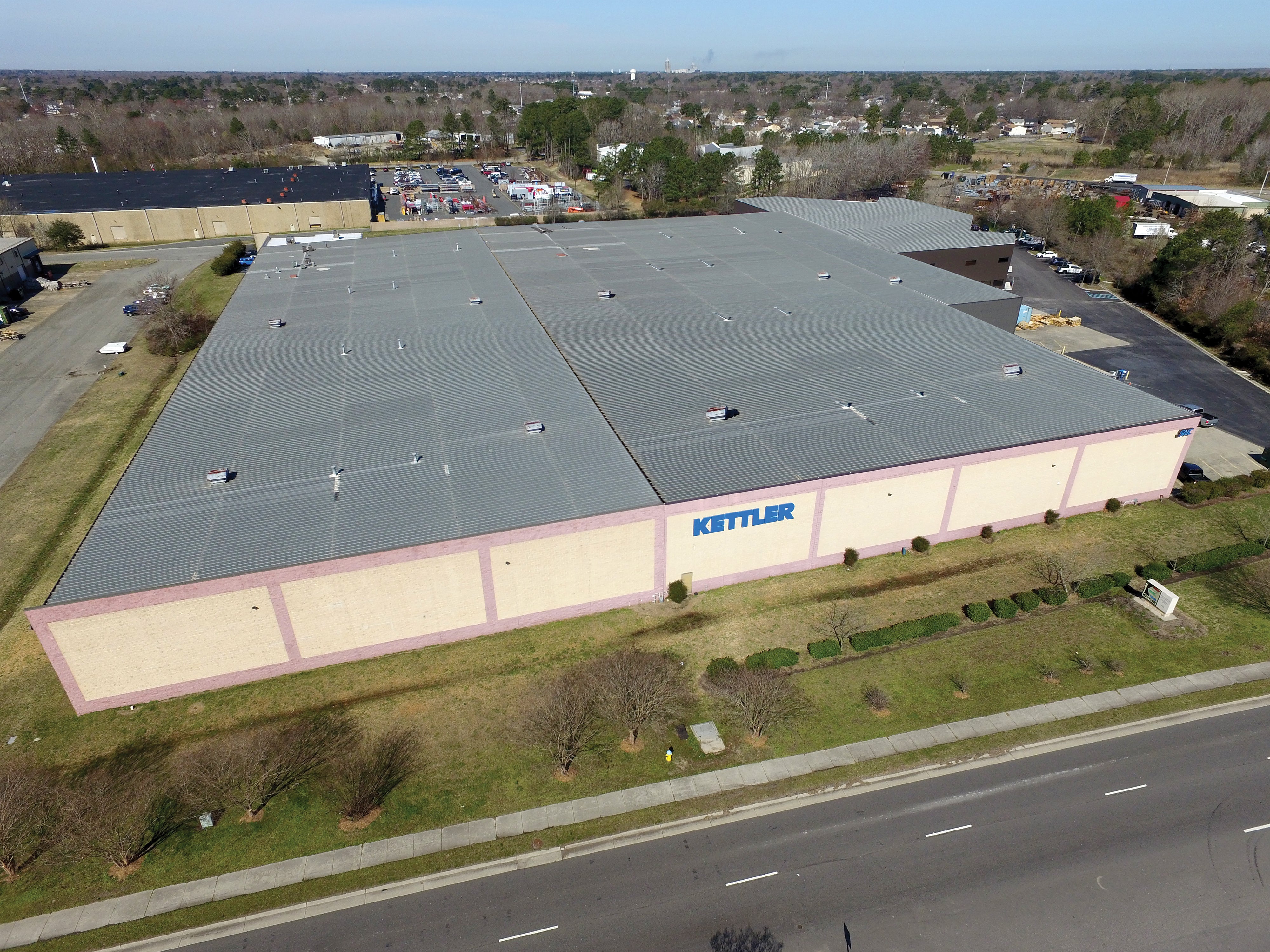 Arial View of the KETTLER USA warehouse