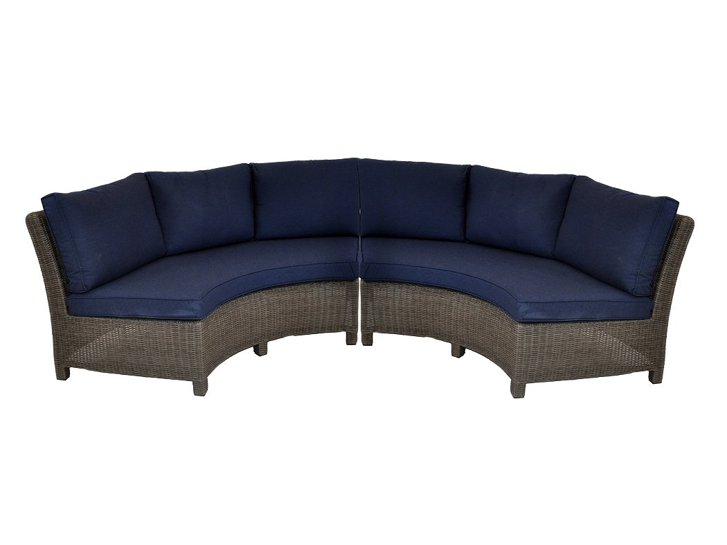 Palma Wicker Round Lounge Set