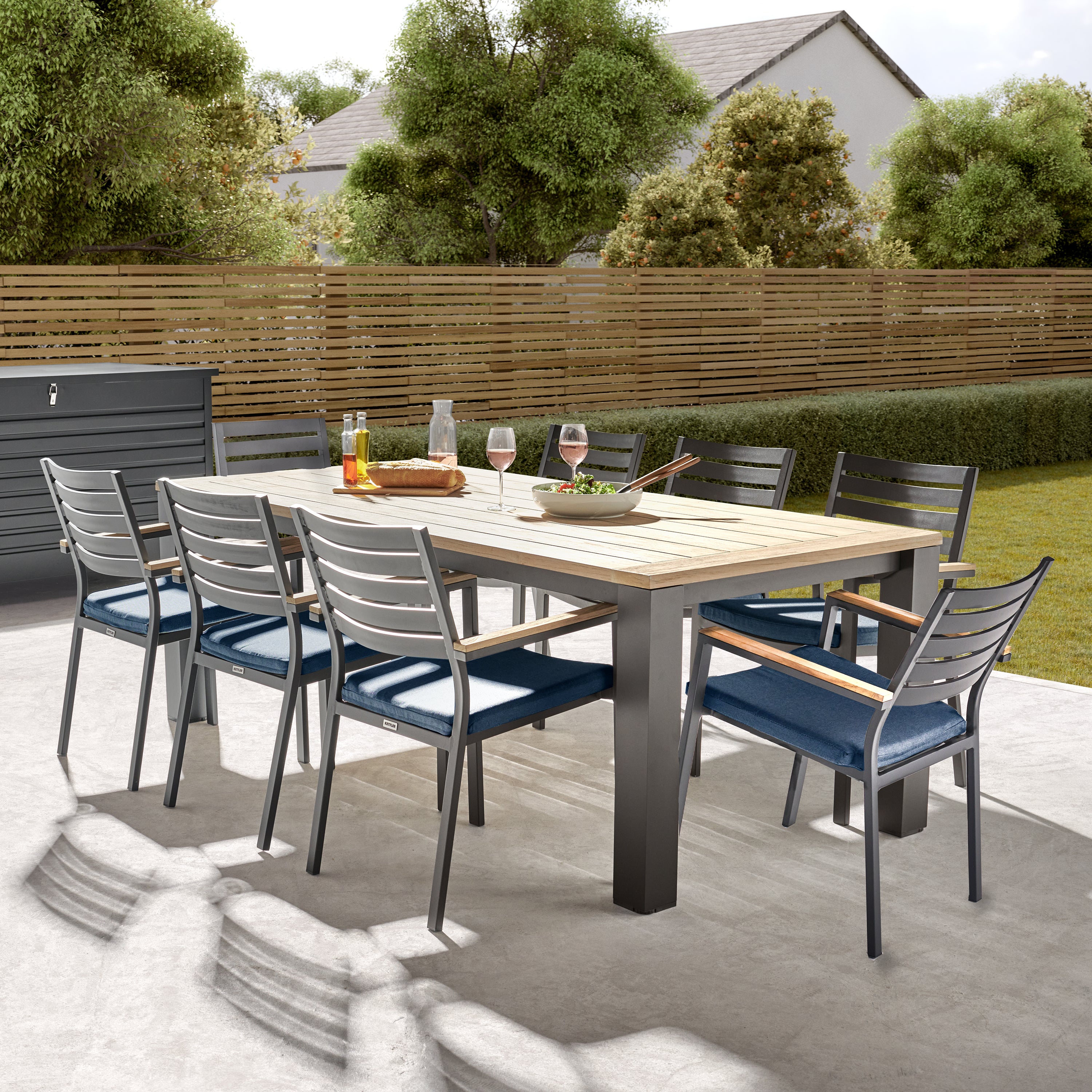 Lifestyle image of the Elba 9-Piece Dining Set