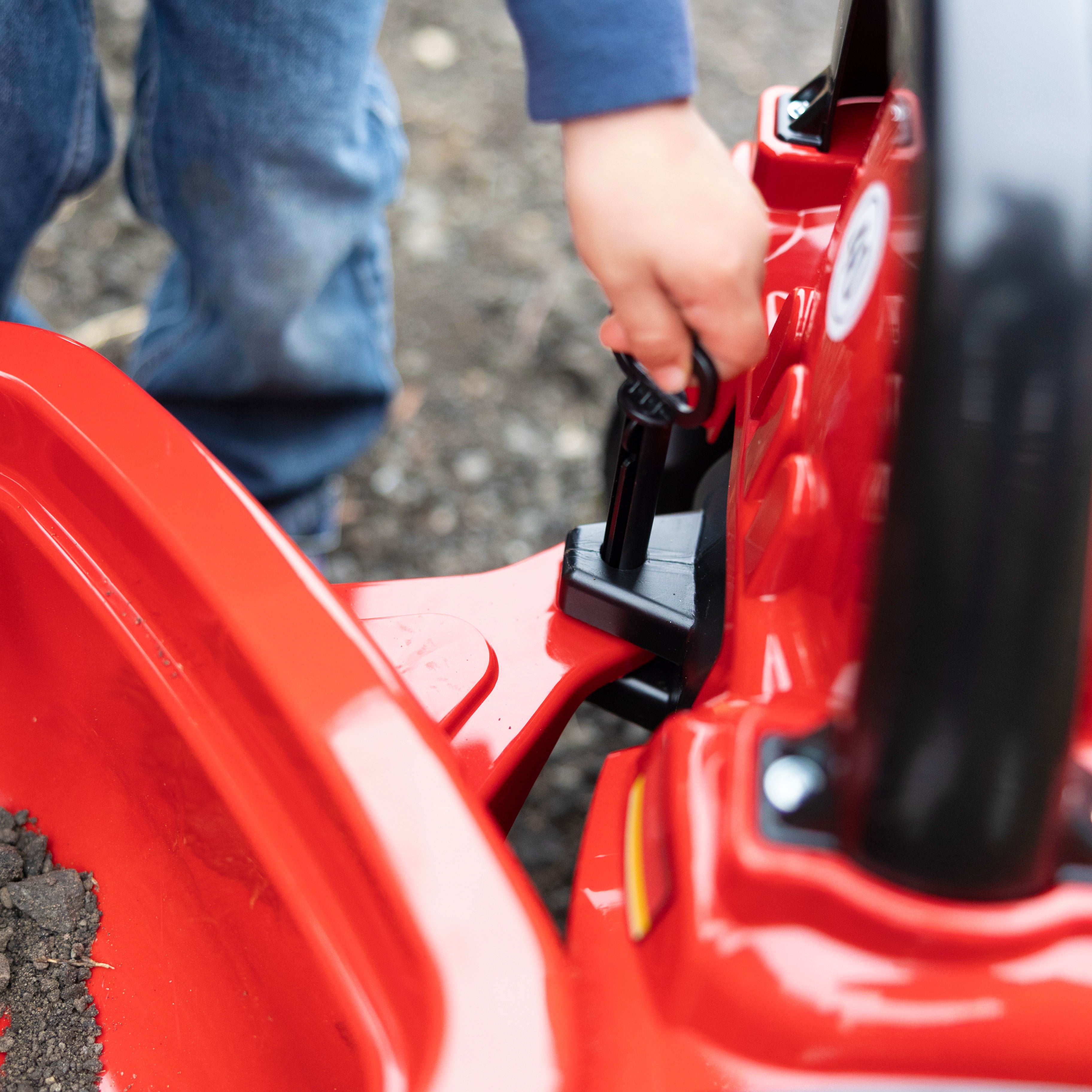 CASE Pedal-Powered Kid Tractor with Trailer