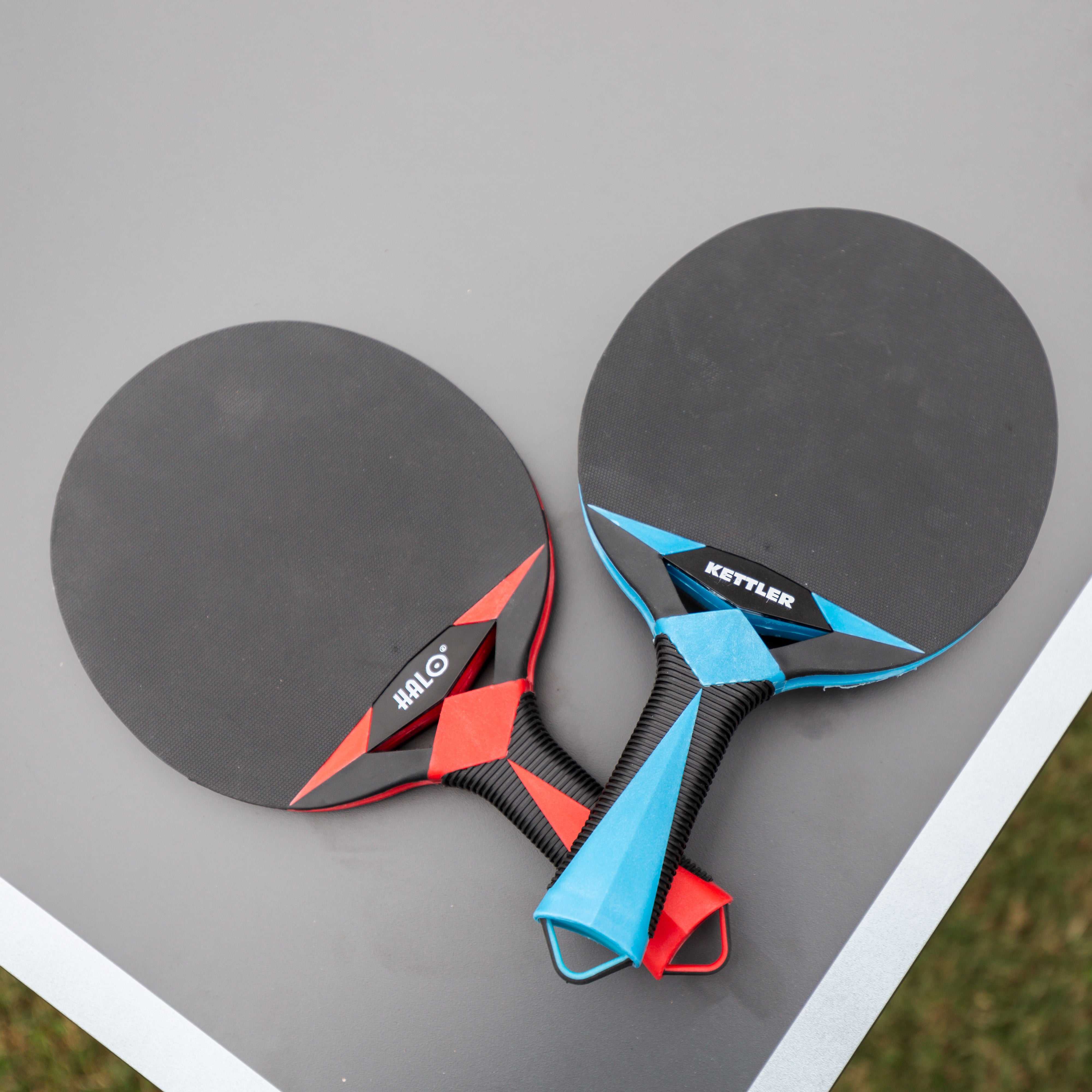KETTLER Halo blue and red paddles