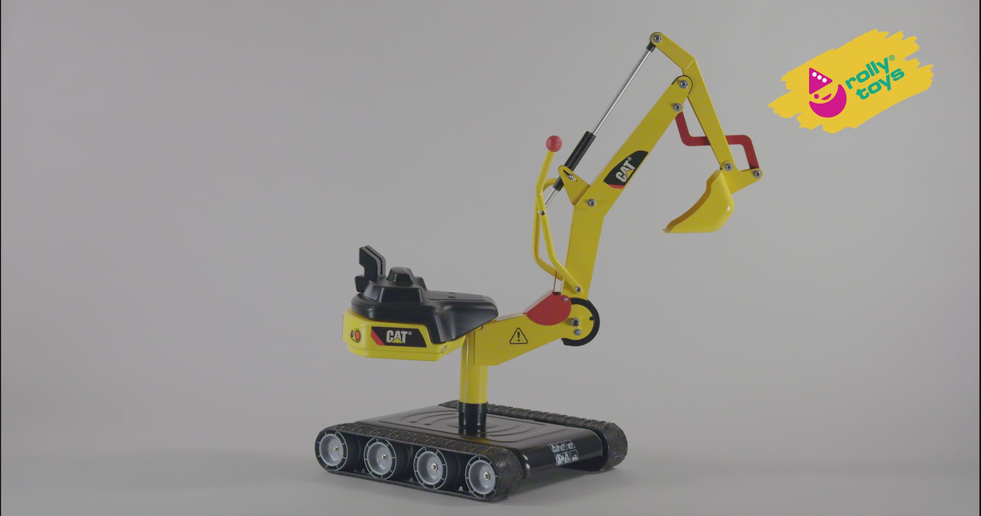 Informational instruction video on how to assemble made in europe metal ride on CAT digger 